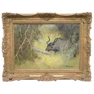 KUDU ANTELOPE OIL PAINTING