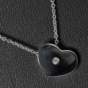 TIFFANY MODERN HEART NECKLACE