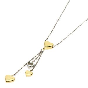 TIFFANY MULTI HEART DROP NECKLACE