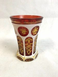 Bohemian glass beaker