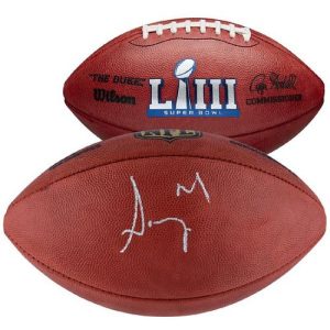 Sony Michel New England Patriots Autographed Football